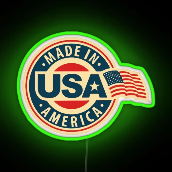 Made In USA RGB Neon Sign