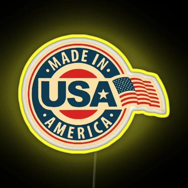 Made In USA RGB Neon Sign