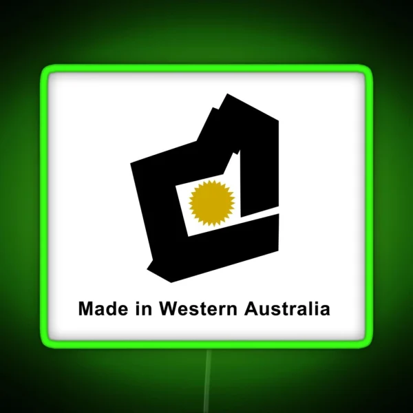 Made In Western Australia RGB Neon Sign