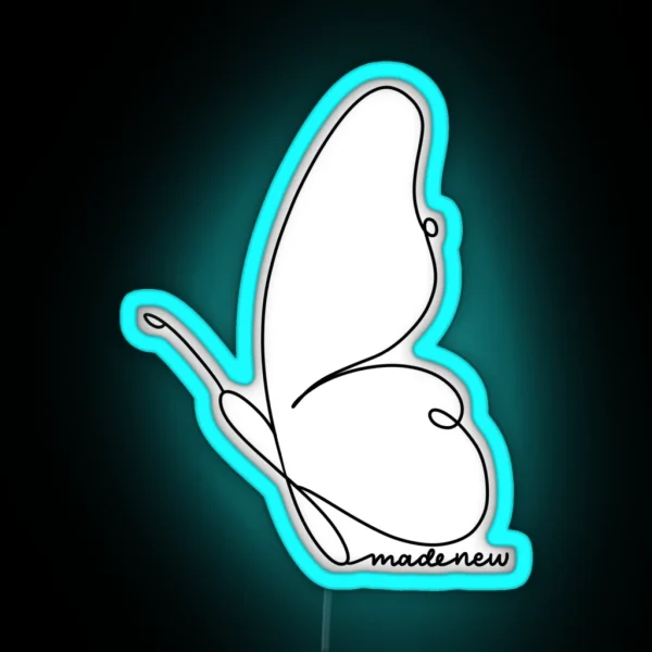 Made New Butterfly RGB Neon Sign