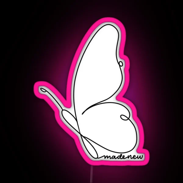 Made New Butterfly RGB Neon Sign
