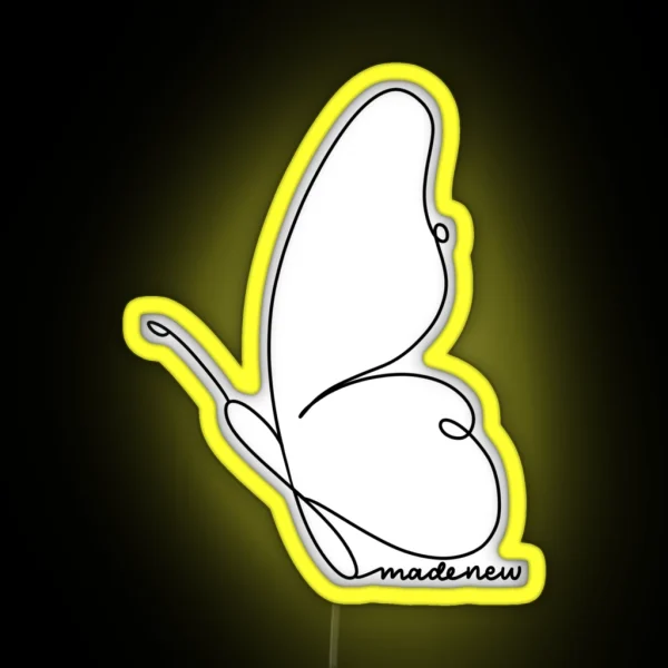 Made New Butterfly RGB Neon Sign