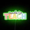 RGB Neon Sign Decor for Modern Home Interiors and Learning