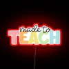 Learn to Code with Bright RGB Neon Sign Display