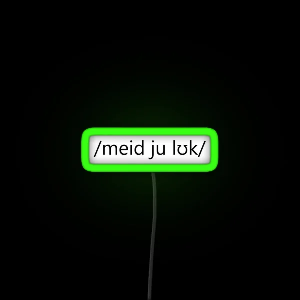 Made You Look RGB Neon Sign