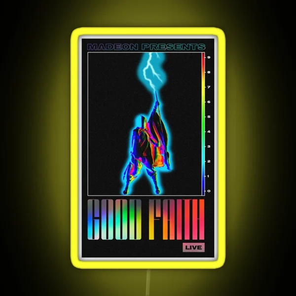 Madeon Good Faith Live RGB Neon Sign