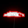 Brighten up your space with vibrant RGB outline city sign