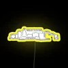 LED Backlit Madison Outline led with Vibrant RGB Neon Lighting Effects