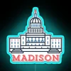 Vintage Neon Sign for Home Decor in Madison Wisconsin USA