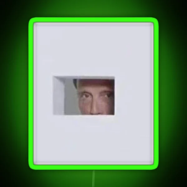 Mads Staring RGB Neon Sign
