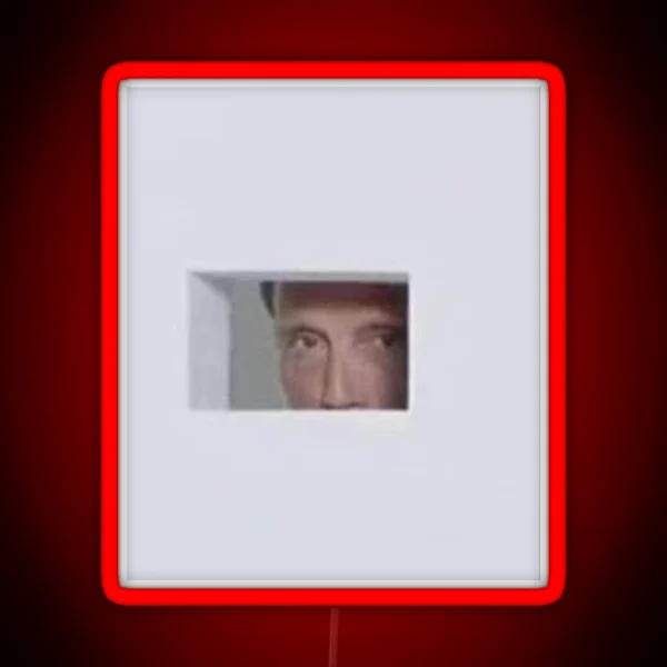 Mads Staring RGB Neon Sign