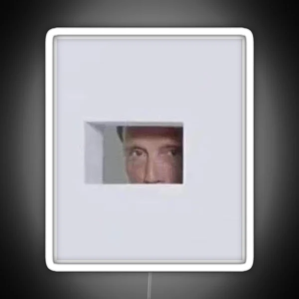 Mads Staring RGB Neon Sign