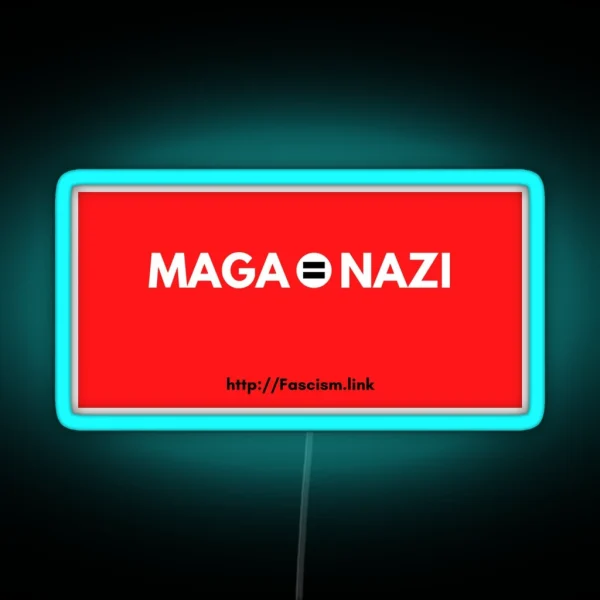 MAGA NAZI RGB Neon Sign