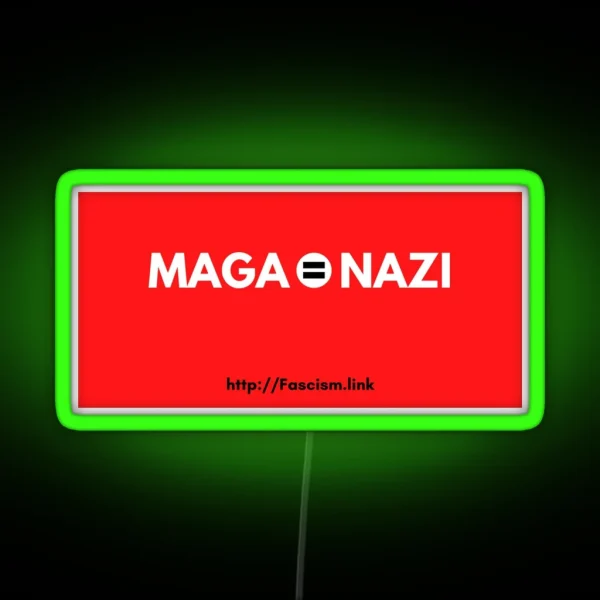 MAGA NAZI RGB Neon Sign