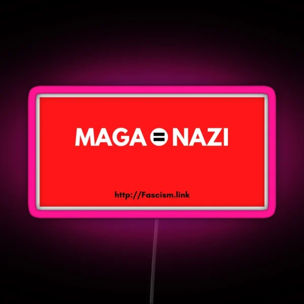 MAGA NAZI RGB Neon Sign