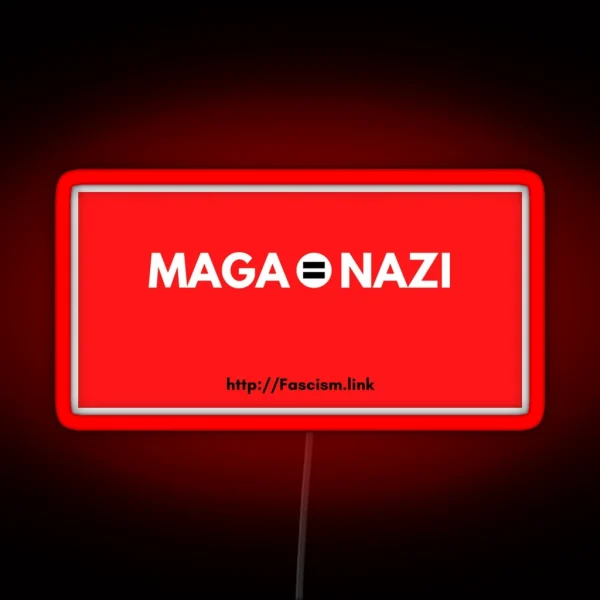 MAGA NAZI RGB Neon Sign