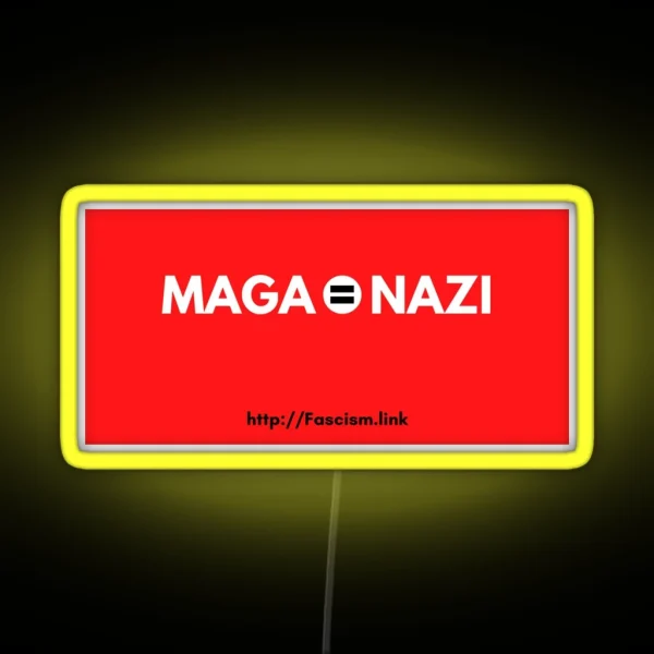 MAGA NAZI RGB Neon Sign