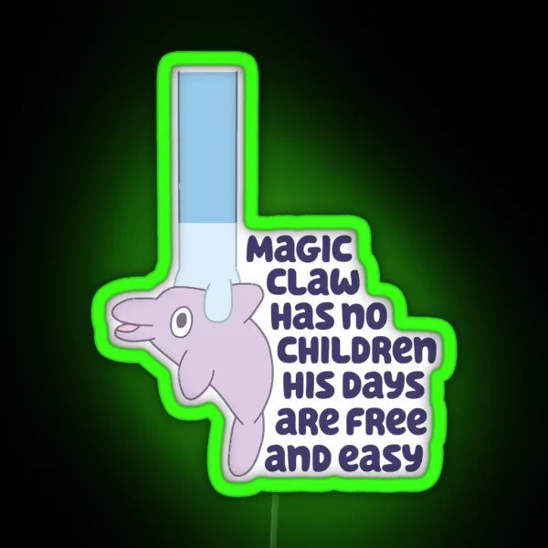 Magic Claw RGB Neon Sign