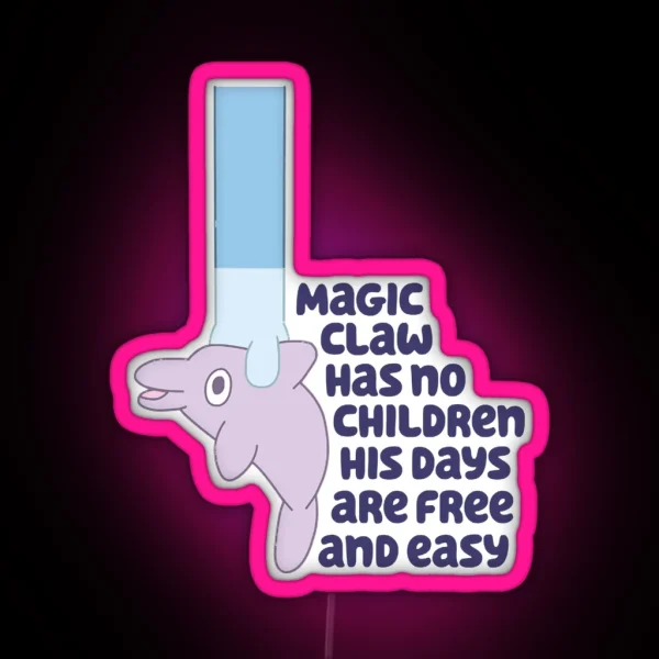 Magic Claw RGB Neon Sign