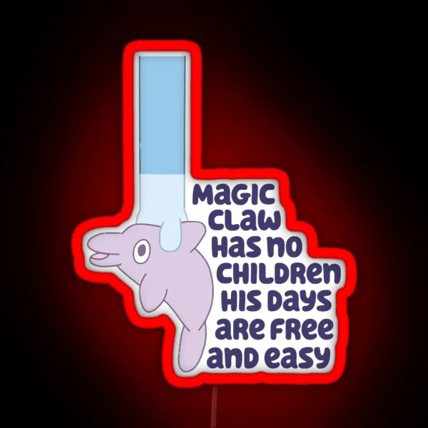 Magic Claw RGB Neon Sign