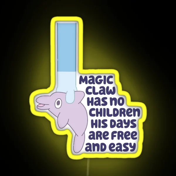 Magic Claw RGB Neon Sign