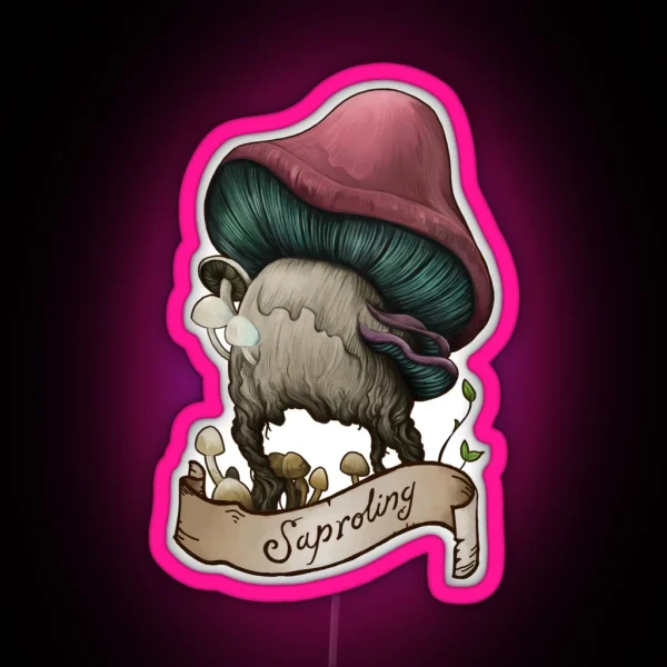 Magic Mushroom RGB Neon Sign