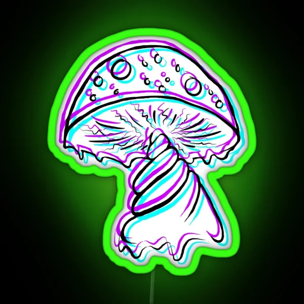Magic Mushroom RGB Neon Sign