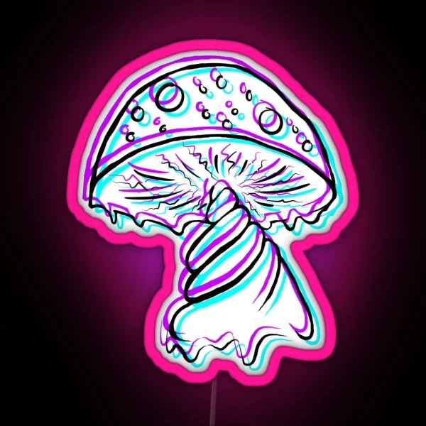 Magic Mushroom RGB Neon Sign