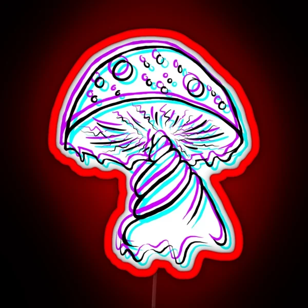 Magic Mushroom RGB Neon Sign