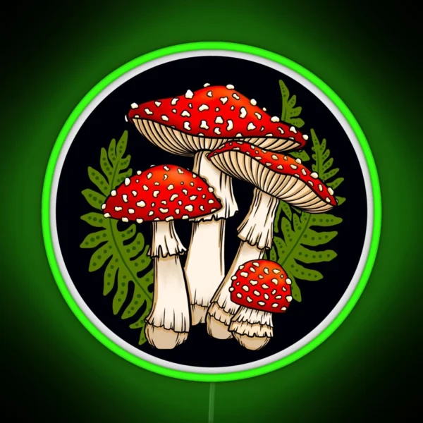 Magic Mushrooms RGB Neon Sign