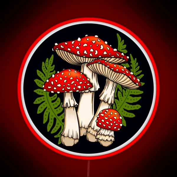 Magic Mushrooms RGB Neon Sign