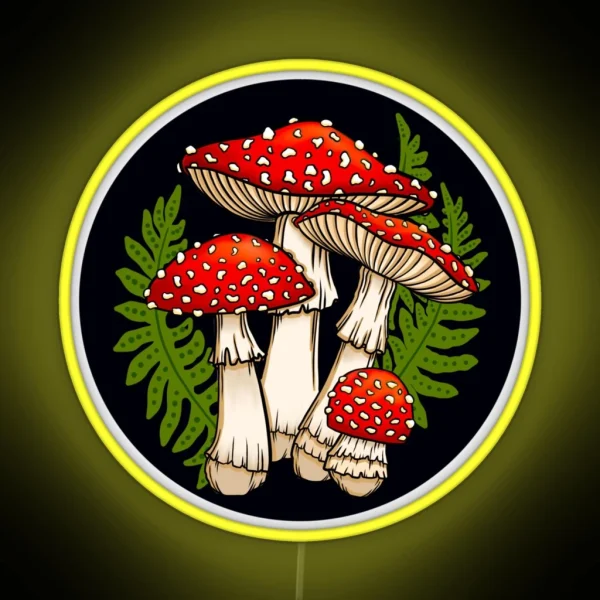 Magic Mushrooms RGB Neon Sign