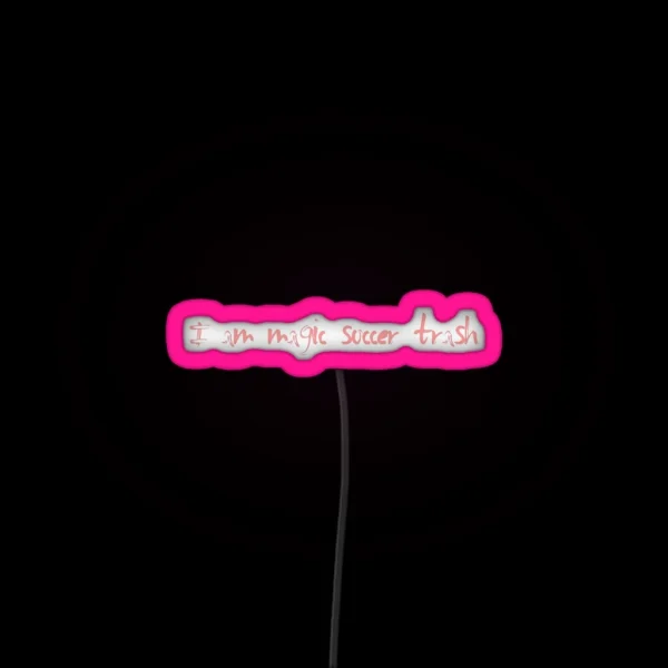 Magic Soccer Trash RGB Neon Sign