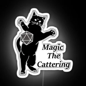 Magic The Cattering RGB Neon Sign