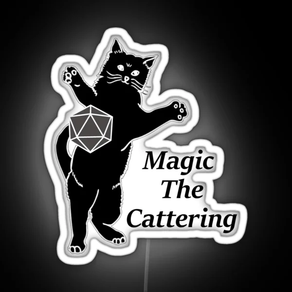 Magic The Cattering RGB Neon Sign