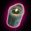 Magical color changing ambiance with vibrant RGB neon sign effect