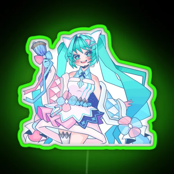 Magical Mirai 2020 Hatsune Miku Vocaloid RGB Neon Sign