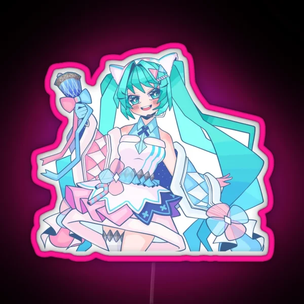 Magical Mirai 2020 Hatsune Miku Vocaloid RGB Neon Sign