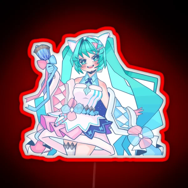 Magical Mirai 2020 Hatsune Miku Vocaloid RGB Neon Sign