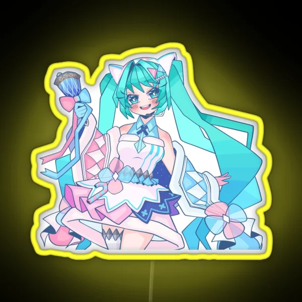 Magical Mirai 2020 Hatsune Miku Vocaloid RGB Neon Sign