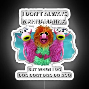 Mahnamahna Stuck In Your Head Muppet S Song Design RGB Neon Sign