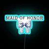 RGB Neon Sign Maid of Honor Bridesmaid Gift Idea