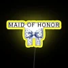 RGB Neon Sign with Blue Ribbon Design for Maid Honor