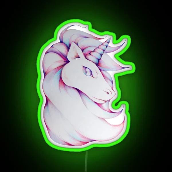 Majestic Badass Unicorn RGB Neon Sign