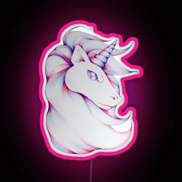 Majestic Badass Unicorn RGB Neon Sign