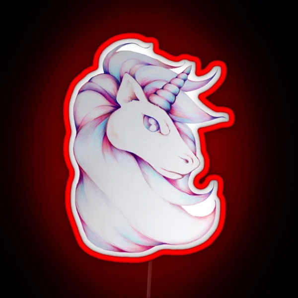 Majestic Badass Unicorn RGB Neon Sign