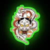 Vibrant LED lighted neon signs for modern home decorative purposes.
