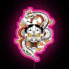 Vibrant colorful RGB LED neon display art canvas signage decoration