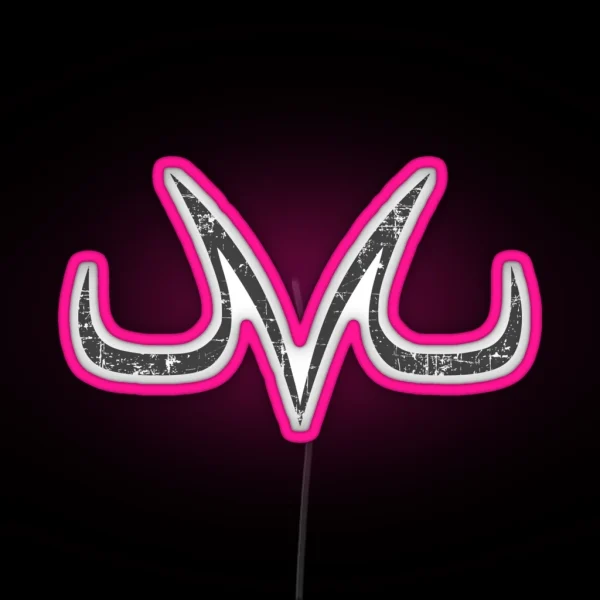 Majin Demon Mark Vintage Effect RGB Neon Sign