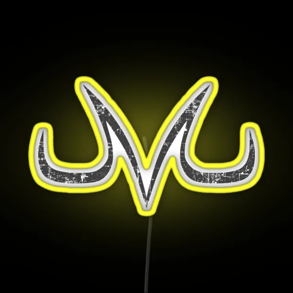 Majin Demon Mark Vintage Effect RGB Neon Sign